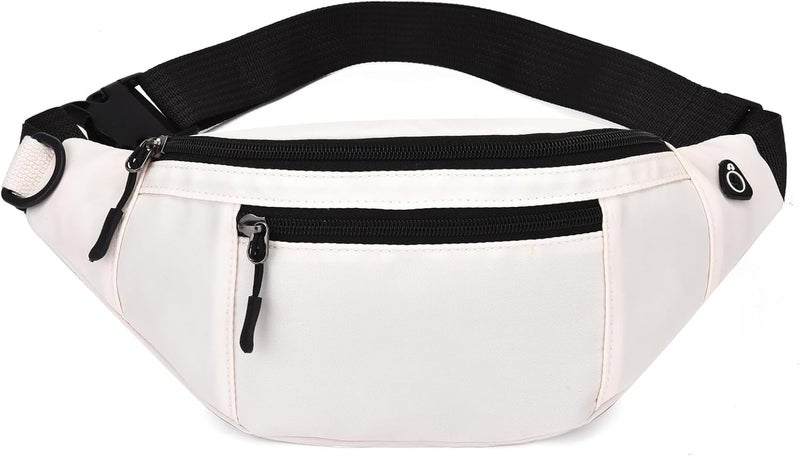 DAITET Crossbody Fanny Pack for Men&Women,Large Waist Bag & Hip Bum Bag with Adjustable Strap for Outdoors Workout Traveling Casual Running Hiking Cycling - Image 1